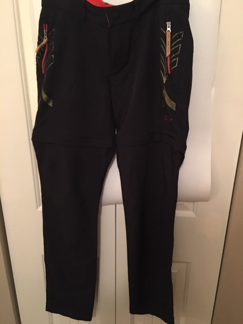 Convertible Pants - zip off legs - Small